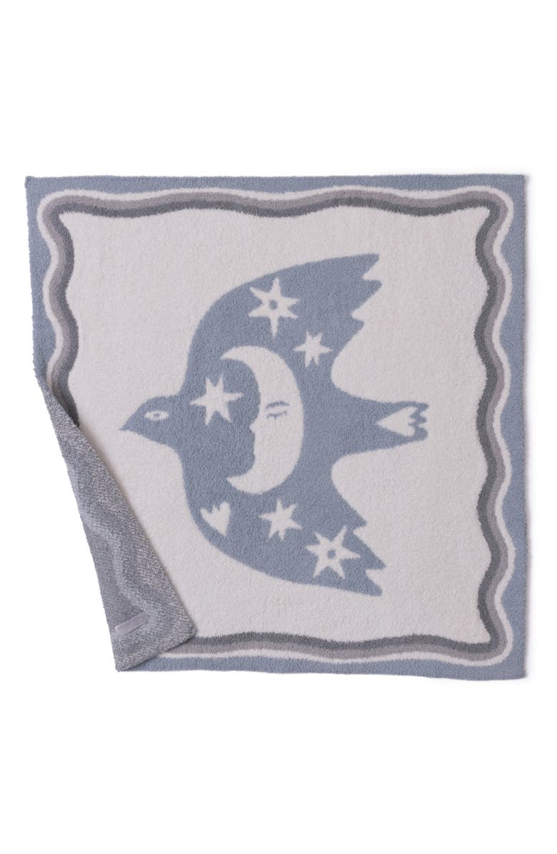 Barefoot Dreams<sup>®</sup> CozyChic<sup>®</sup> Desert Bird Receiving Blanket, Alternate, color, Surf Spray Multi