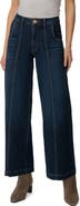 KUT from the Kloth Meg Front Seam High Waist Ankle Wide Leg Jeans
