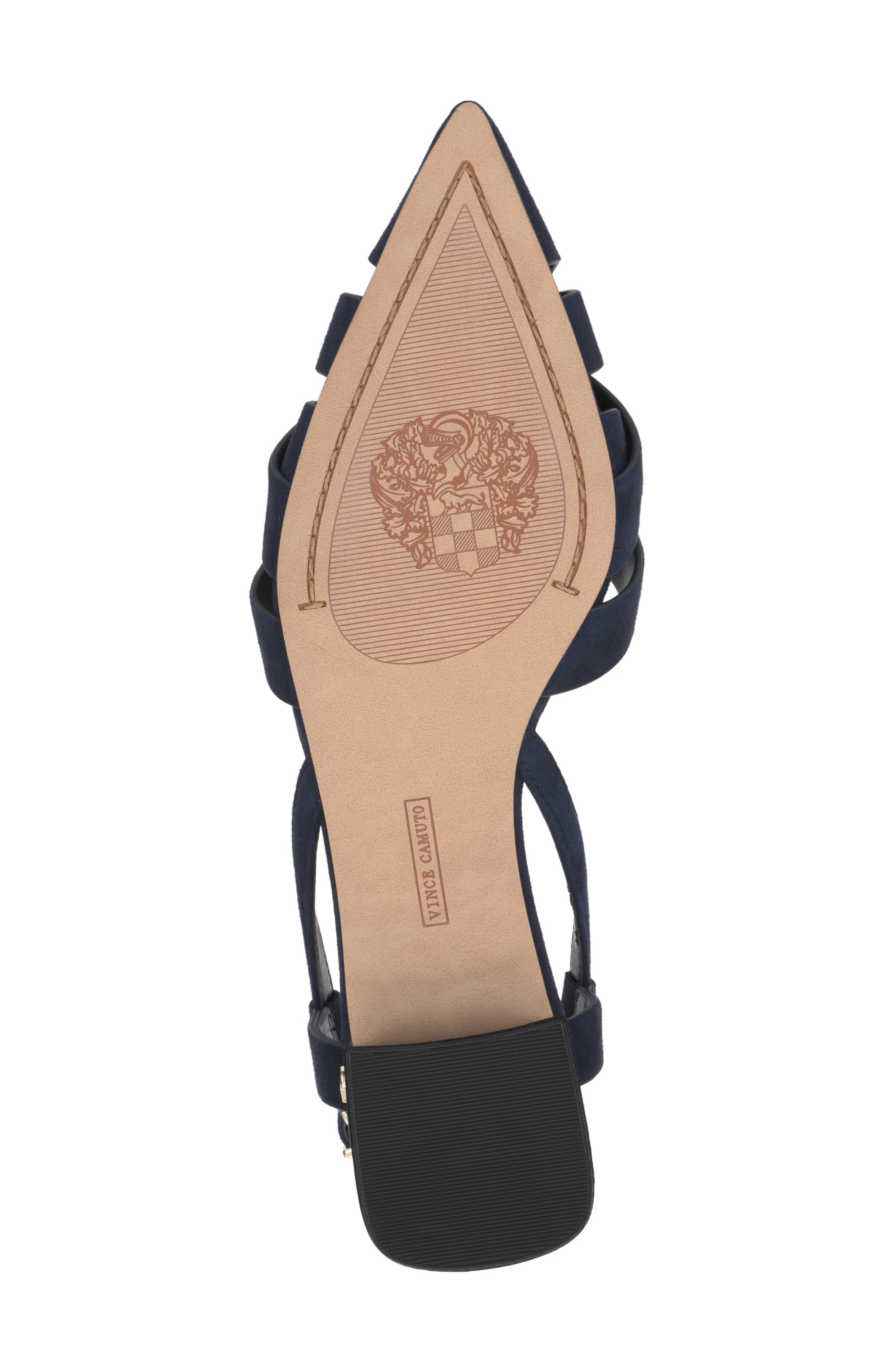Vinesha Slingback Pointed Toe Pump, Alternate, color, DEEP NAVY
