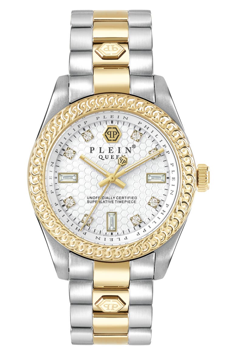 Queen Bracelet Watch, 36mm, Main, color, GOLD/ STAINLESS STEEL