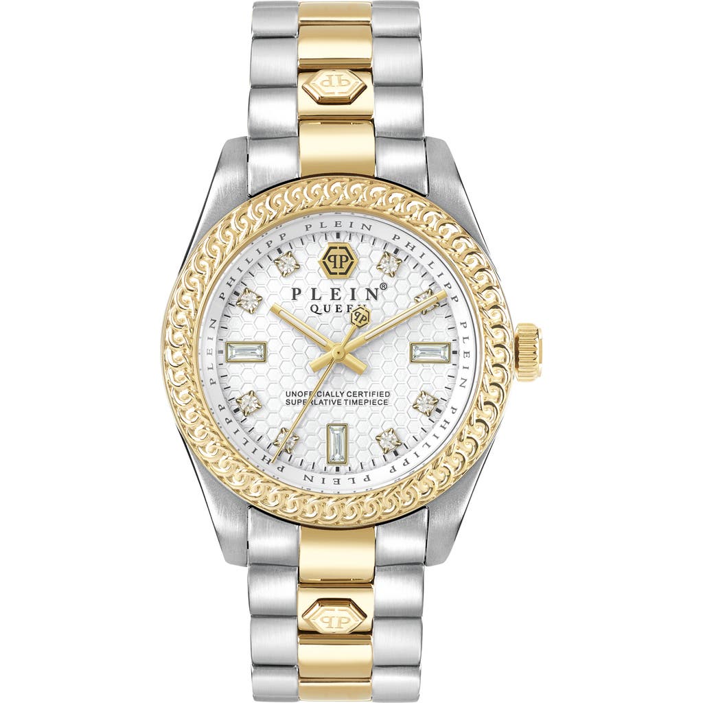 PHILIPP PLEIN Queen Bracelet Watch, 36mm in Gold/stainless Steel at Nordstrom