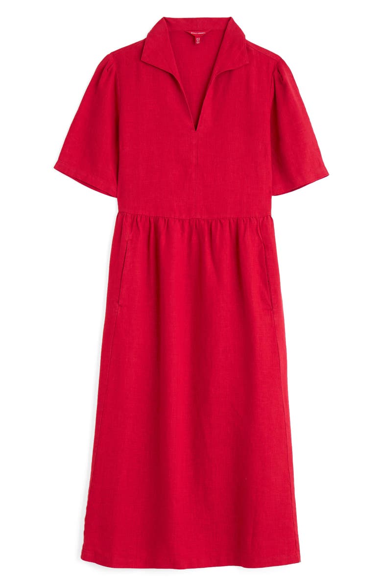 Seasalt Cornwall Fen Violet Linen Midi Shirtdress, Alternate, color, 