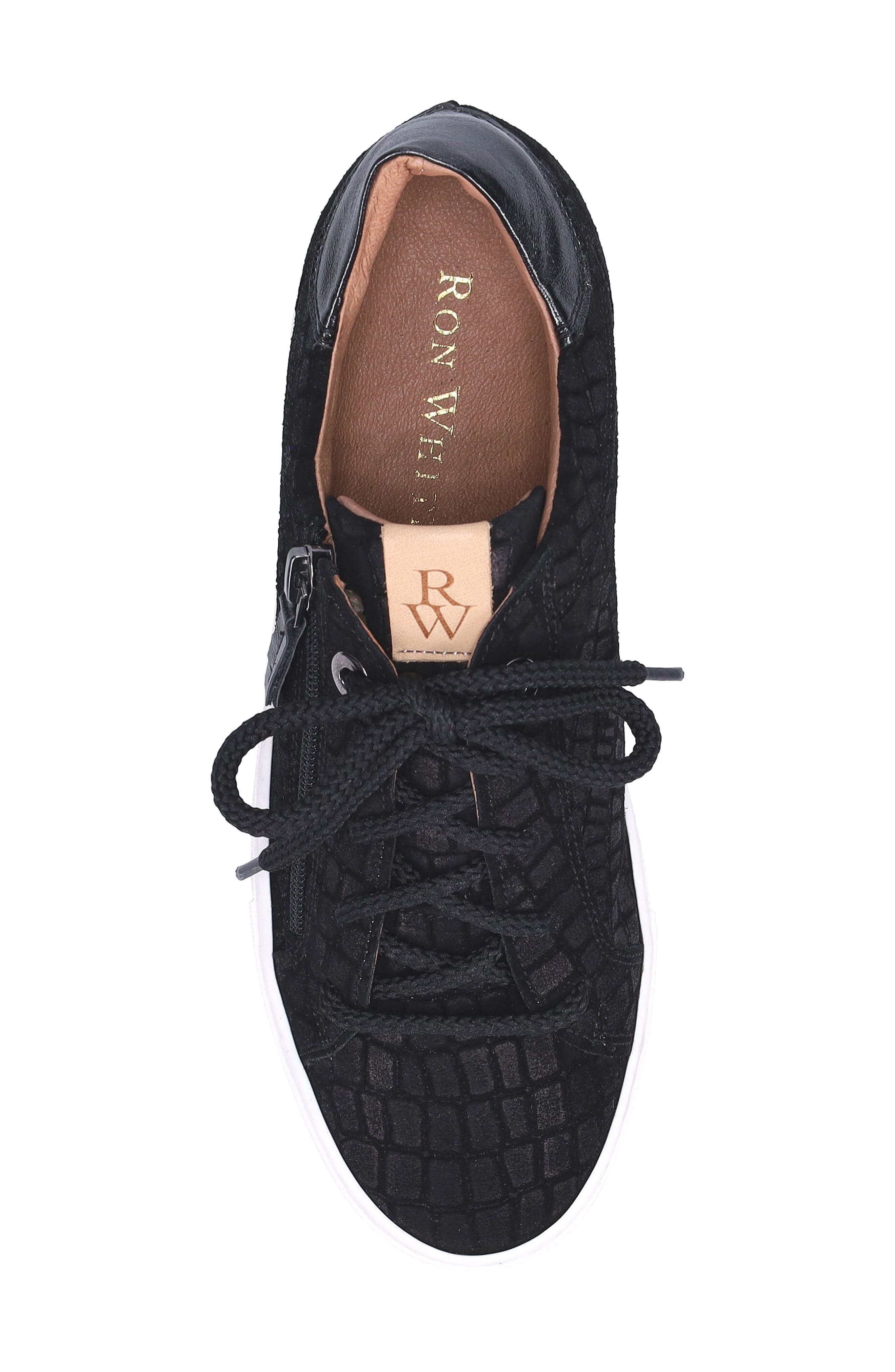 Ron White Otanya Water Resistant Sneaker, Alternate, color, Onyx