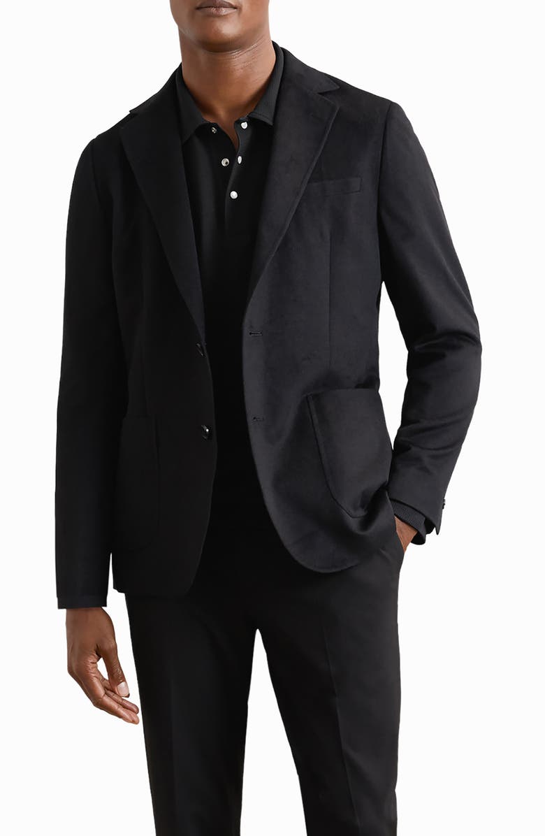 Reiss Tivolli Long Sleeve Waffle Polo, Main, color,