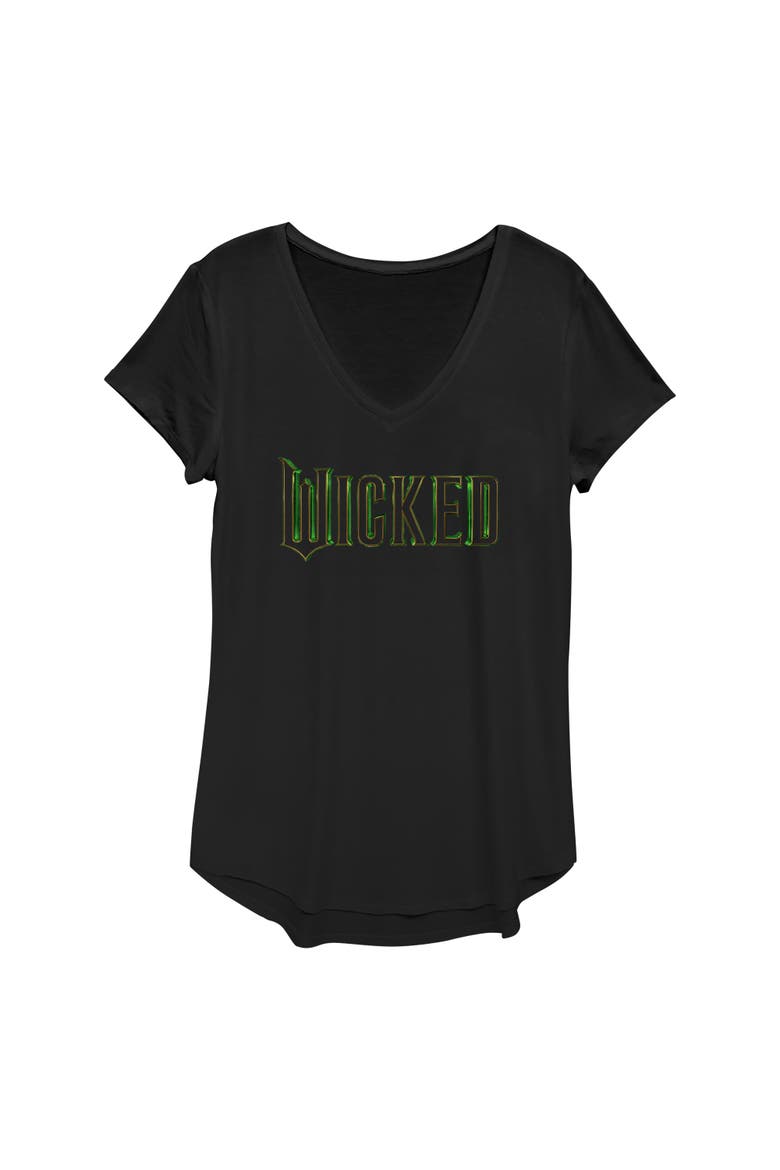 Women's Wicked Official Logo  Graphic T-Shirt, Main, color, Black