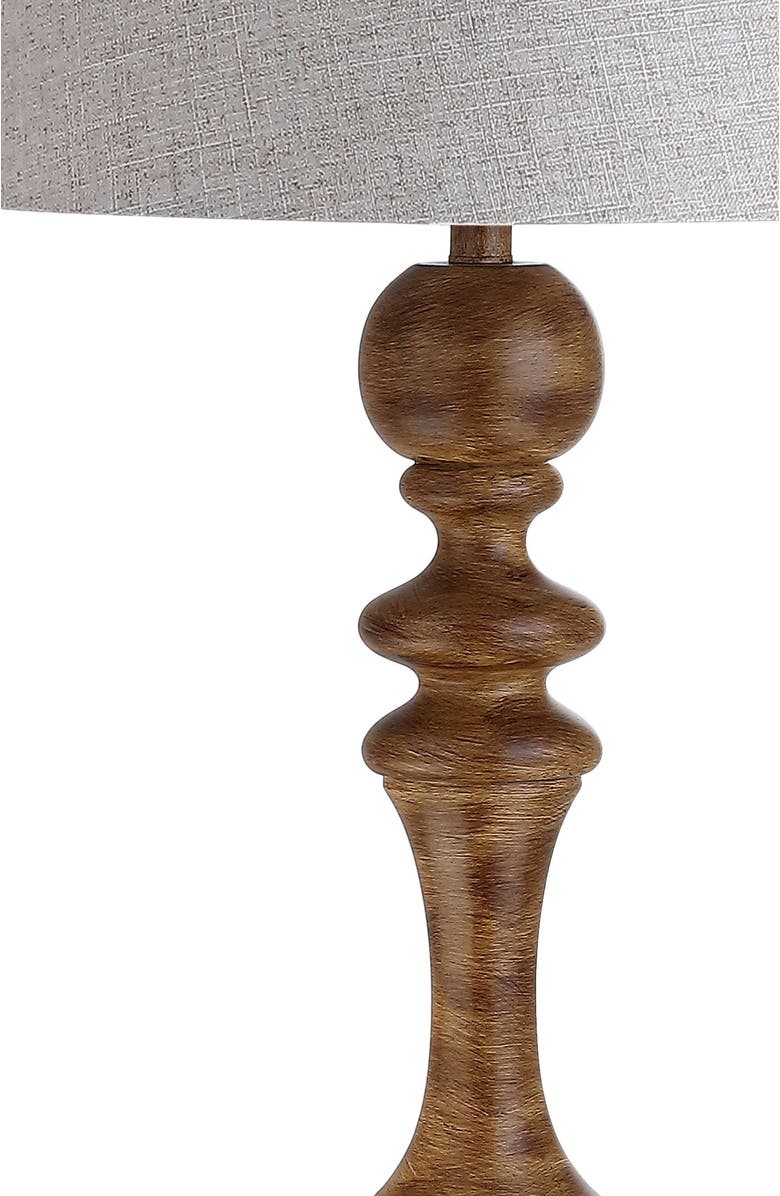 JONATHAN Y Taylor 67" Resin LED Floor Lamp, Brown, Alternate, color, Brown