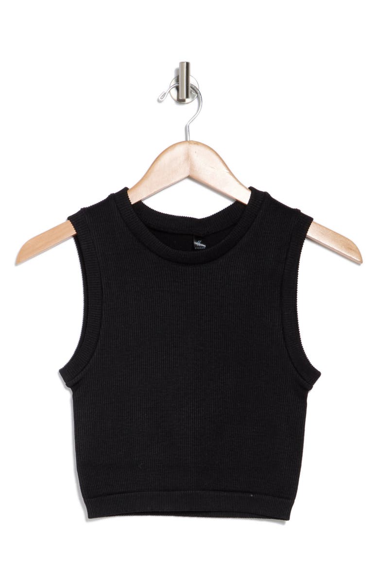 KYODAN Seamless Ribbed Ottoman Crop Tank, Alternate, color, 