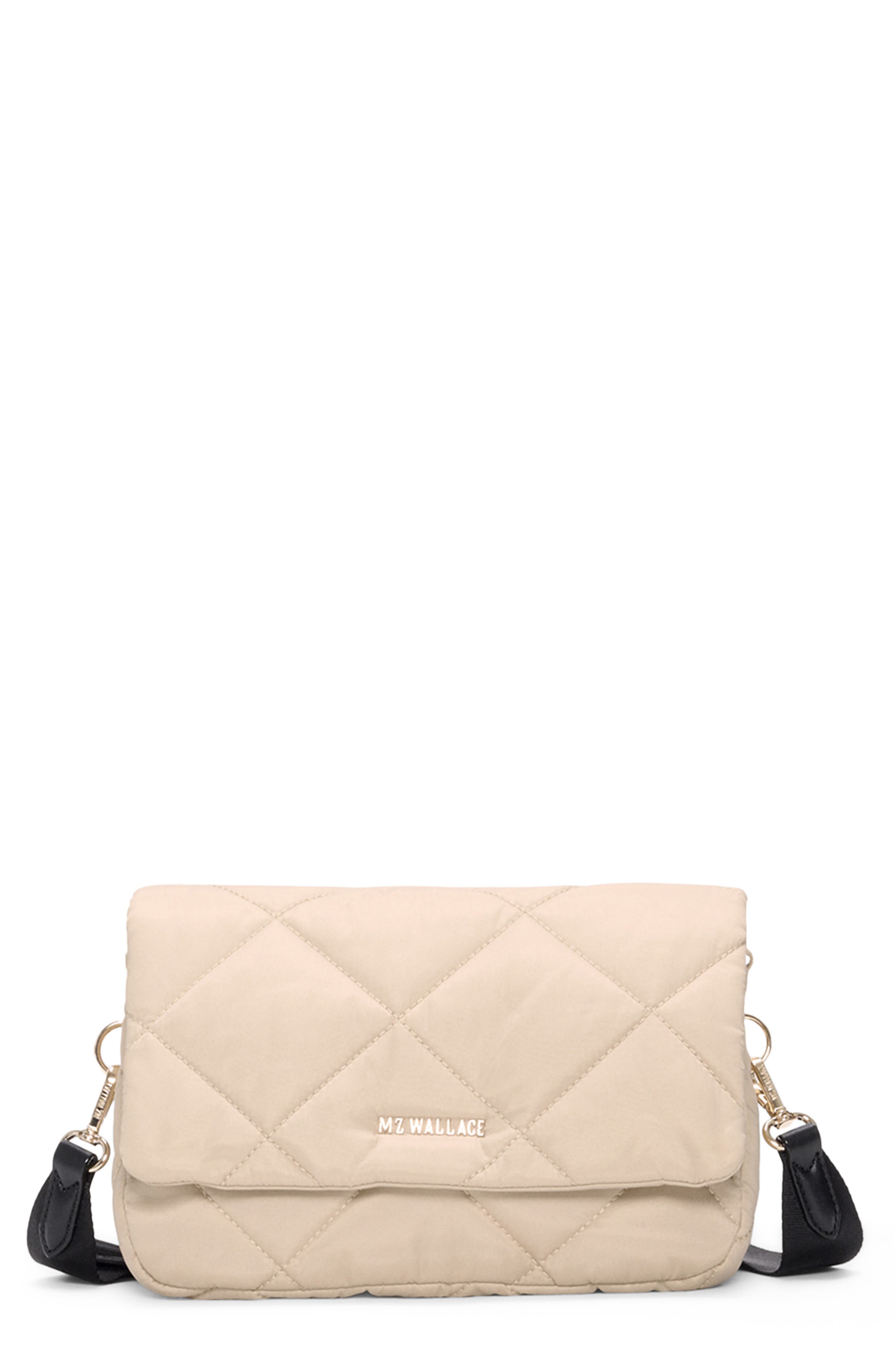 Madison Flap Crossbody, Main, color, BUFF/ BLACK