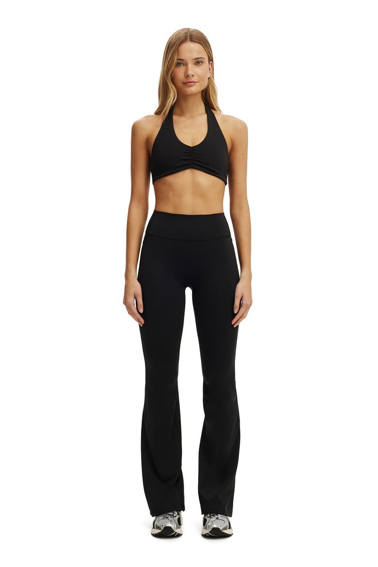Women's Active Ultra Luxe Invisible Scrunch Flare, Alternate, color, Black