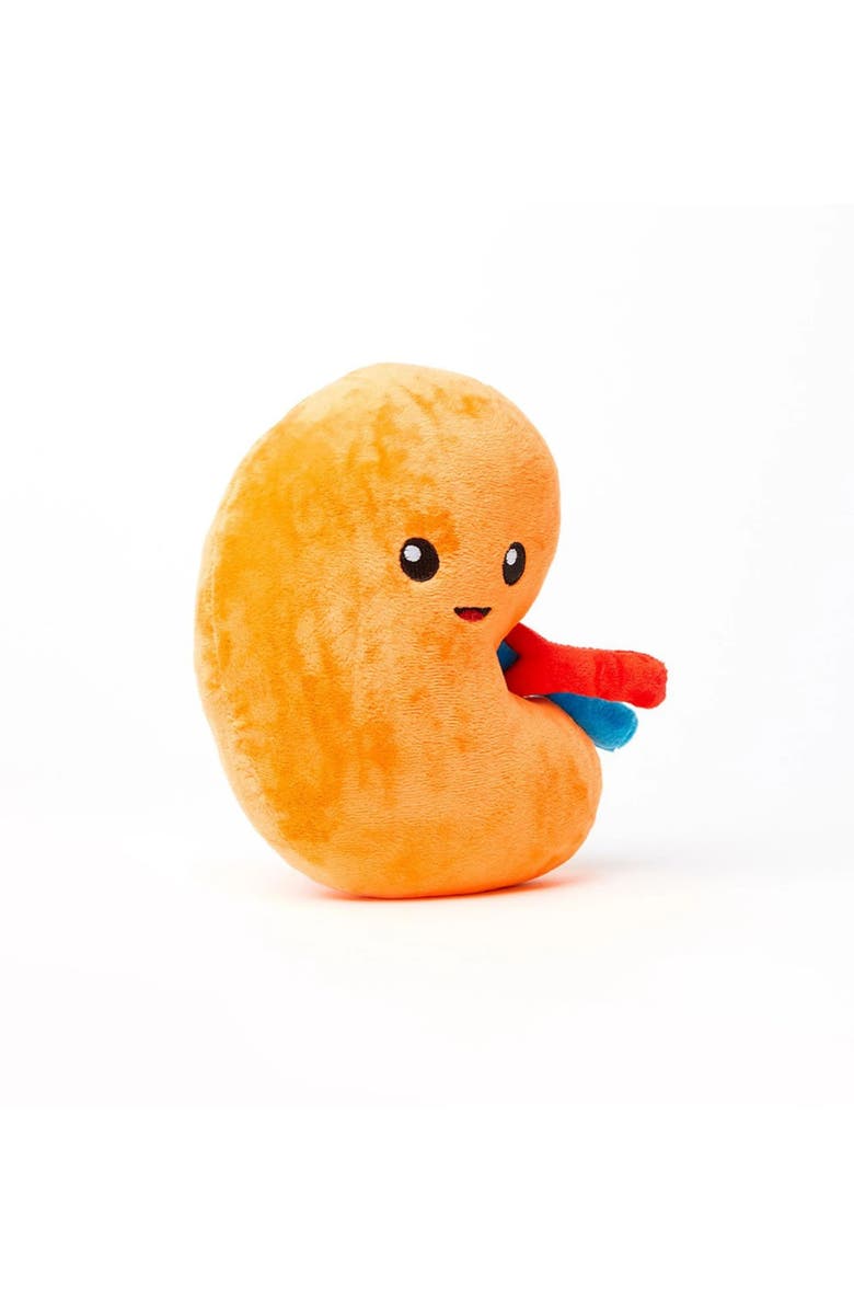 Nerdbugs Kidney Plushie Organ, Alternate, color, Bright Orange