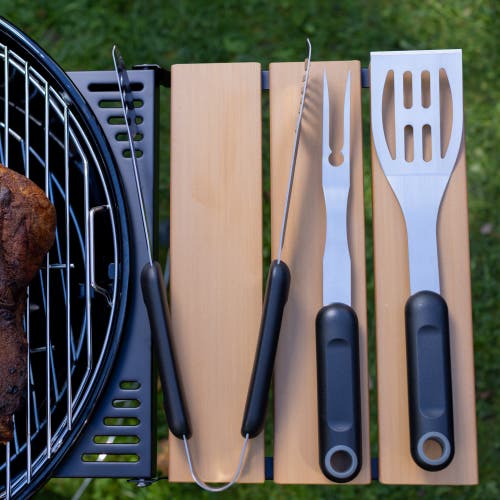 Maverick 3-piece Grilling Tool Set In Silver