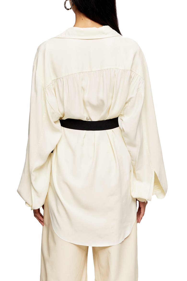 Wrap Blouse, Alternate, color, CREAM