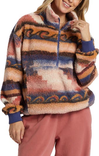 Billabong Time Off Fleece Half Zip Pullover | Nordstrom Billabong Time Off Fleece Half Zip Pullover | Nordstrom