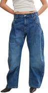 Free People Golden Hour Low Rise Wide Leg Jeans