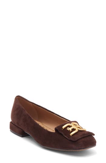 Sam Edelman Emina Square Toe Flat In Brown