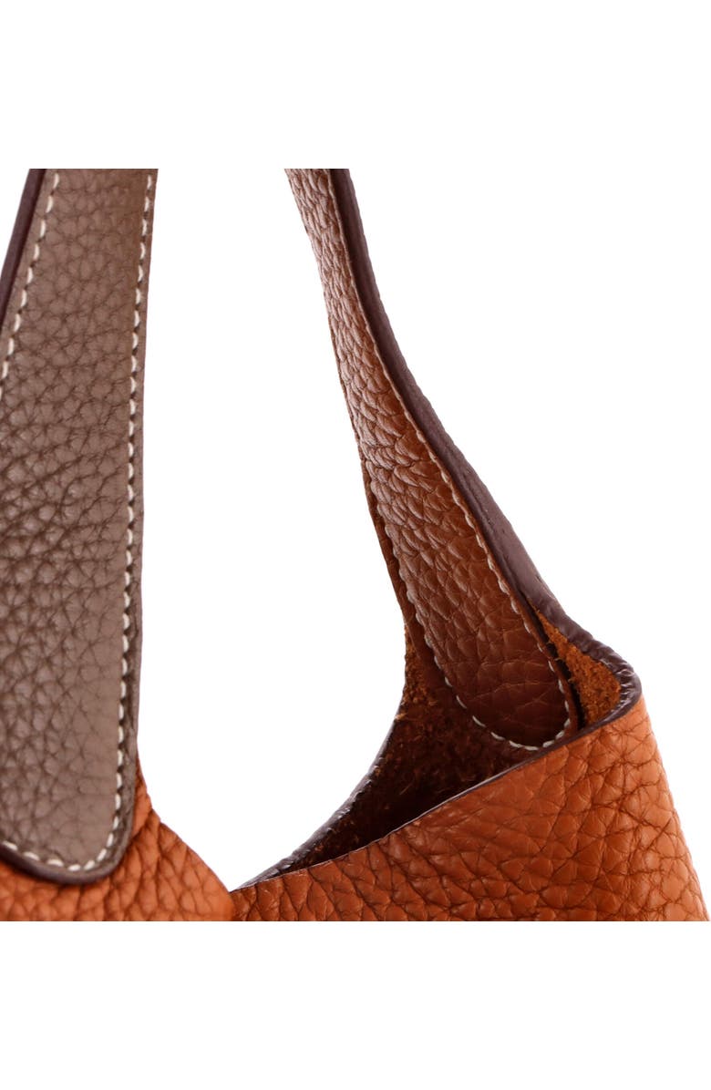 Pre-Owned Hermes Picotin Lock Bag Bicolor Clemence MM, Alternate, color, Bicolor - Etoupe/Gold