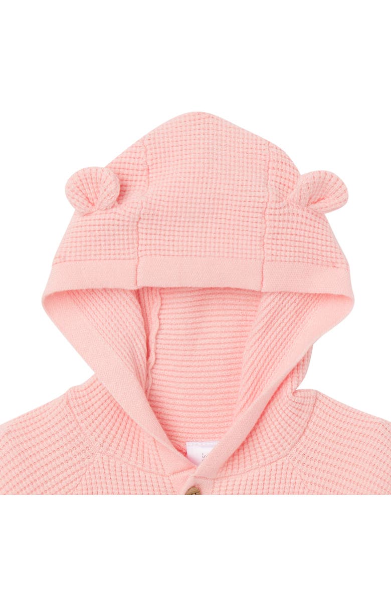 Modern Moments<sup>™</sup> by Gerber Hooded Sweater Romper, Alternate, color, Pink