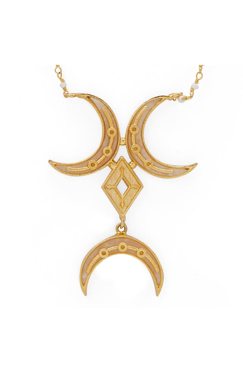 Dhwani Bansal NOOR NECKLACE, Alternate, color, Gold Plated