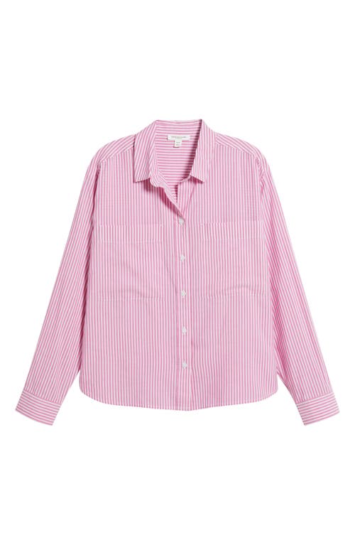 BEACHLUNCHLOUNGE BEACHLUNCHLOUNGE EVERLYNN COTTON BLEND BUTTON-UP SHIRT