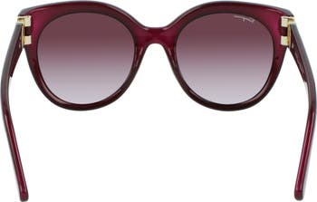 Gancini 53mm Round Sunglasses