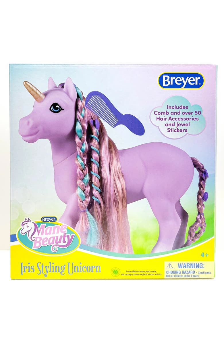 Breyer Horses Horses Mane Beauty Styling Unicorn Iris, Main, color, Purple