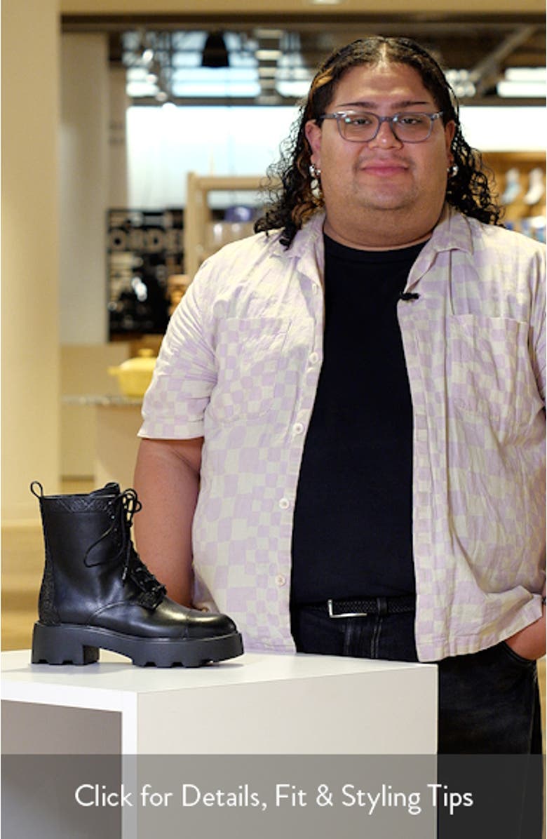 T Monogram Lug Sole Bootie, sales video thumbnail