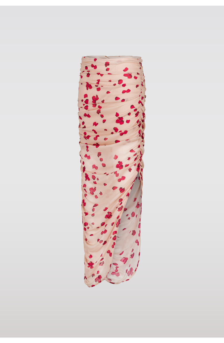 SAEMDI Rose Chiffon Skirt, Alternate, color, Nude Rose