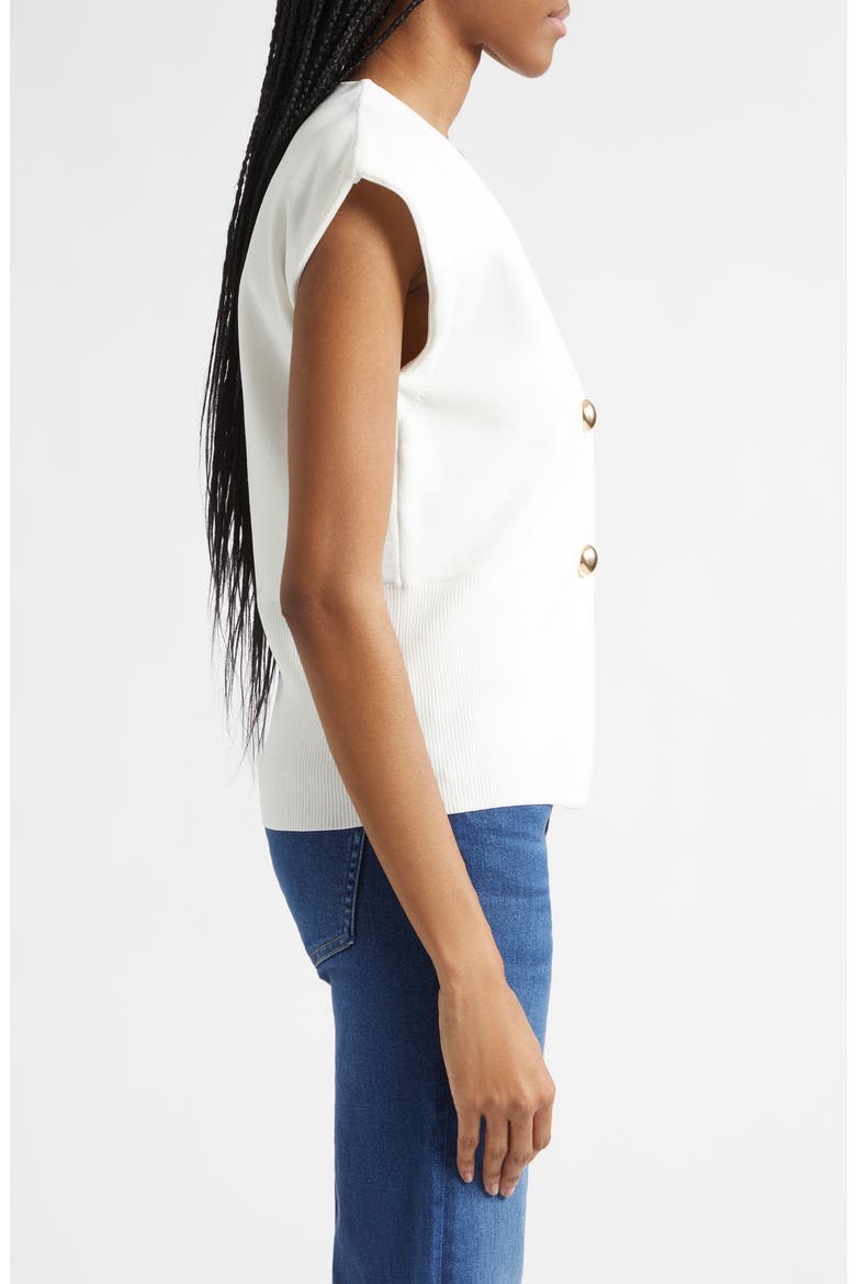 Isador Sweater Vest, Alternate, color, OFF WHITE