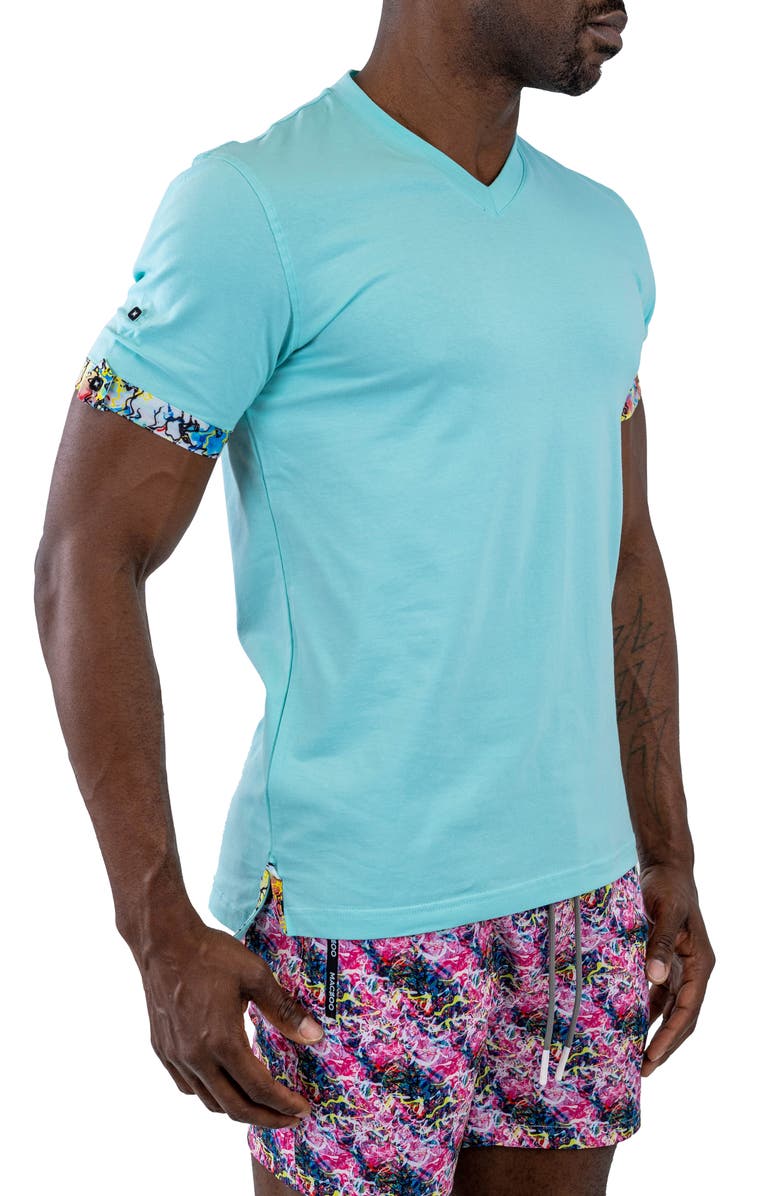 Maceoo Vivaldi V-Neck T-Shirt, Alternate, color, Green