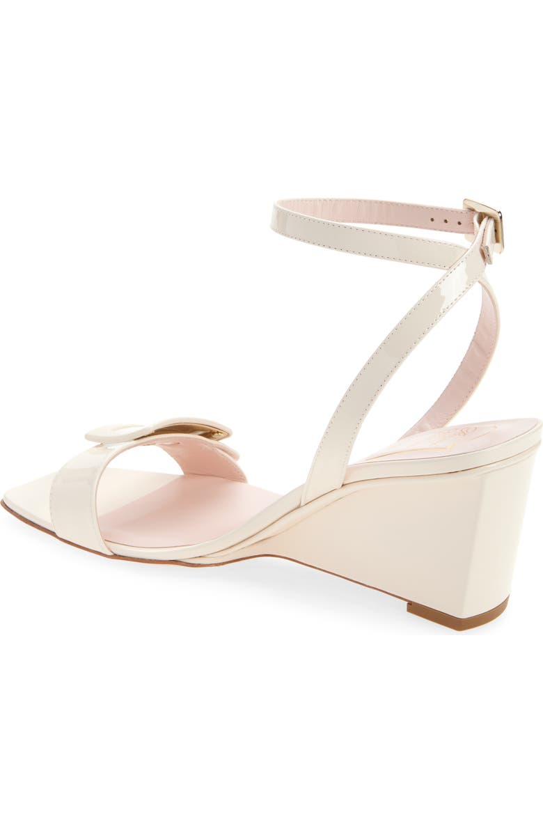 Roger Vivier Belle Vivier Ankle Strap Wedge Sandal, Alternate, color, Cire
