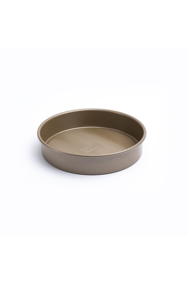 9.5 x 2-Inch Round Steel Nonstick Baking and Cake Pan, Main, color, Brown