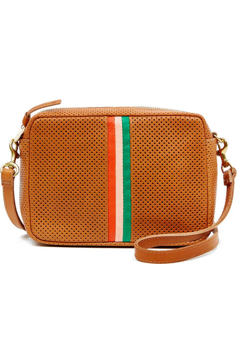 Clare V. Midi Sac Leather Crossbody Bag, Main, color,