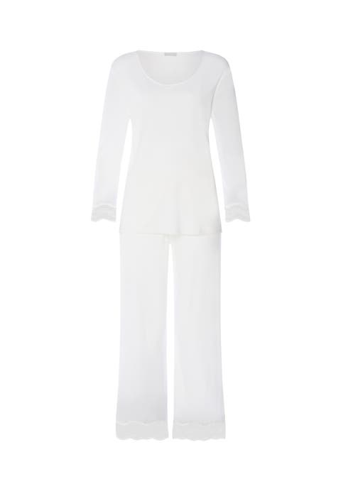 Cira Scalloped Lace Tencel Pajama Set