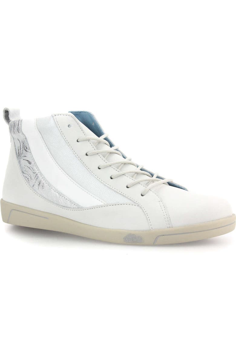 CLOUD Amelia Leather High Top Sneaker, Main, color,