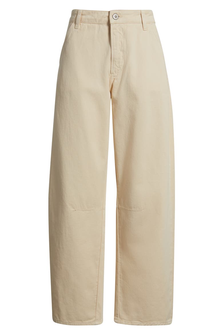 Barrel Leg Cotton Chinos, Alternate, color, SANDSHELL COLORED
