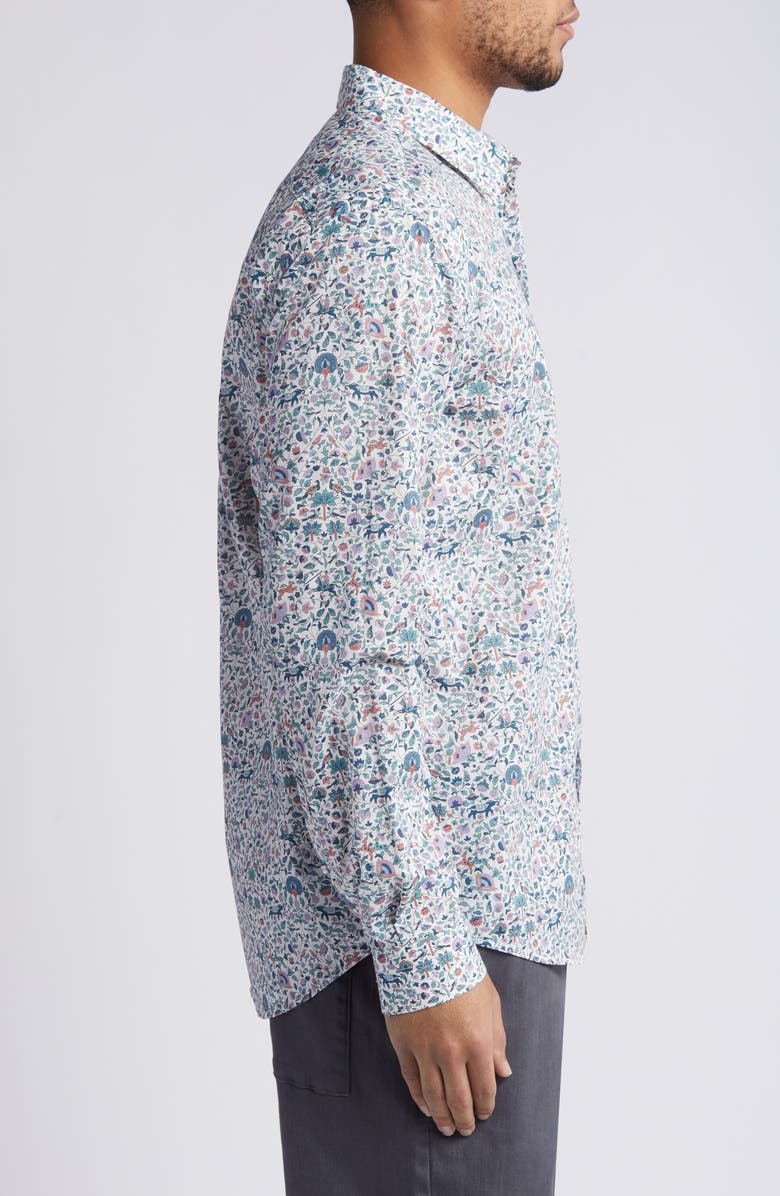 Liberty London Imran Lasenby Cotton Button-Up Shirt, Alternate, color, 