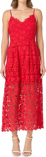 chinese dress ladies Endless Rose Women's Lace Cami Maxi Dress - Taupe main image 1