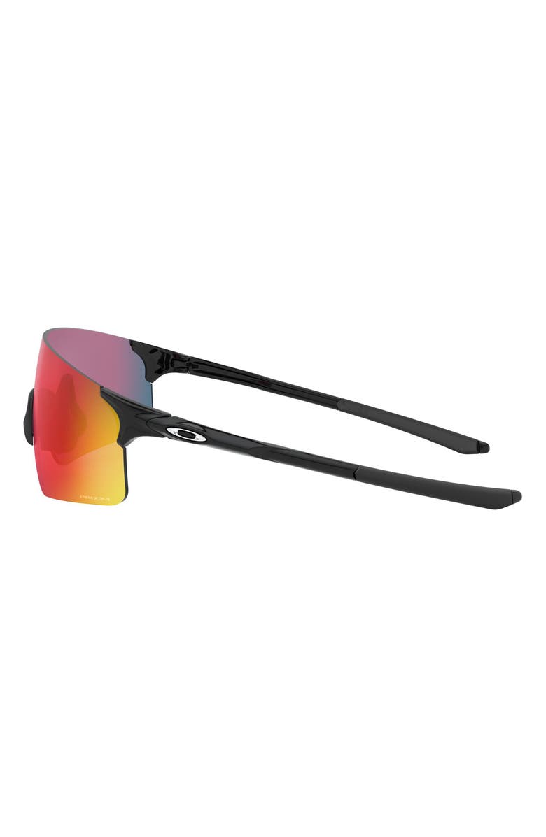 Oakley 125mm Polarized Shield Sunglasses, Alternate, color, Black