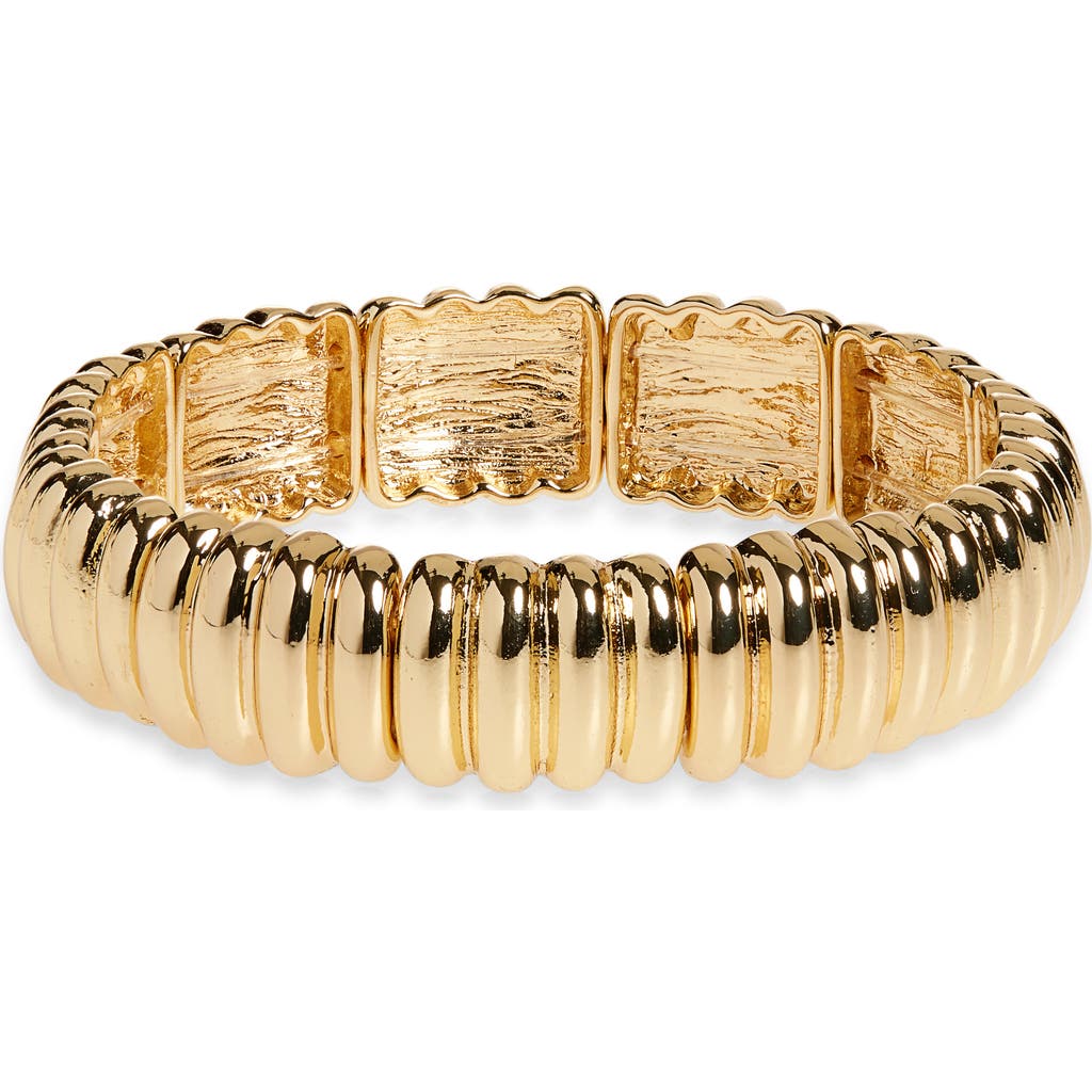 Nordstrom Puffy Stretch Bracelet In Gold