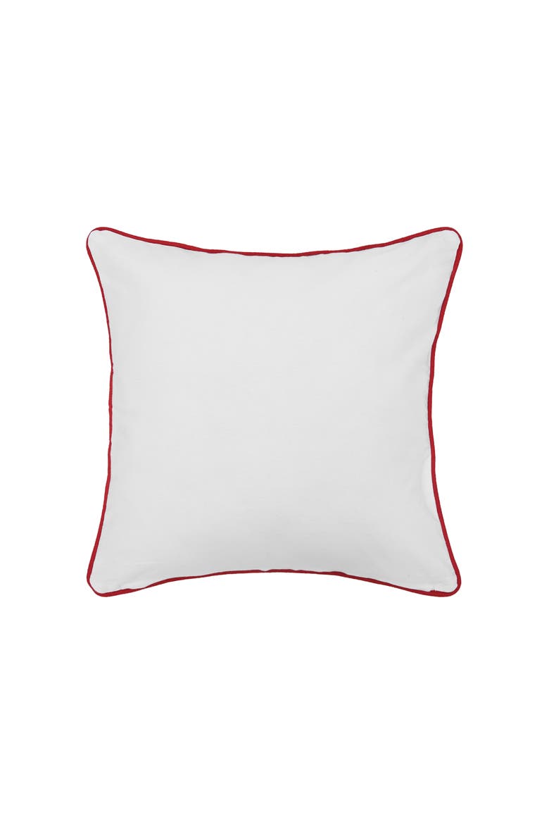 Buoy Ship Shape Cotton Blend Accent Throw Pillow 18" x 18", Alternate, color, White