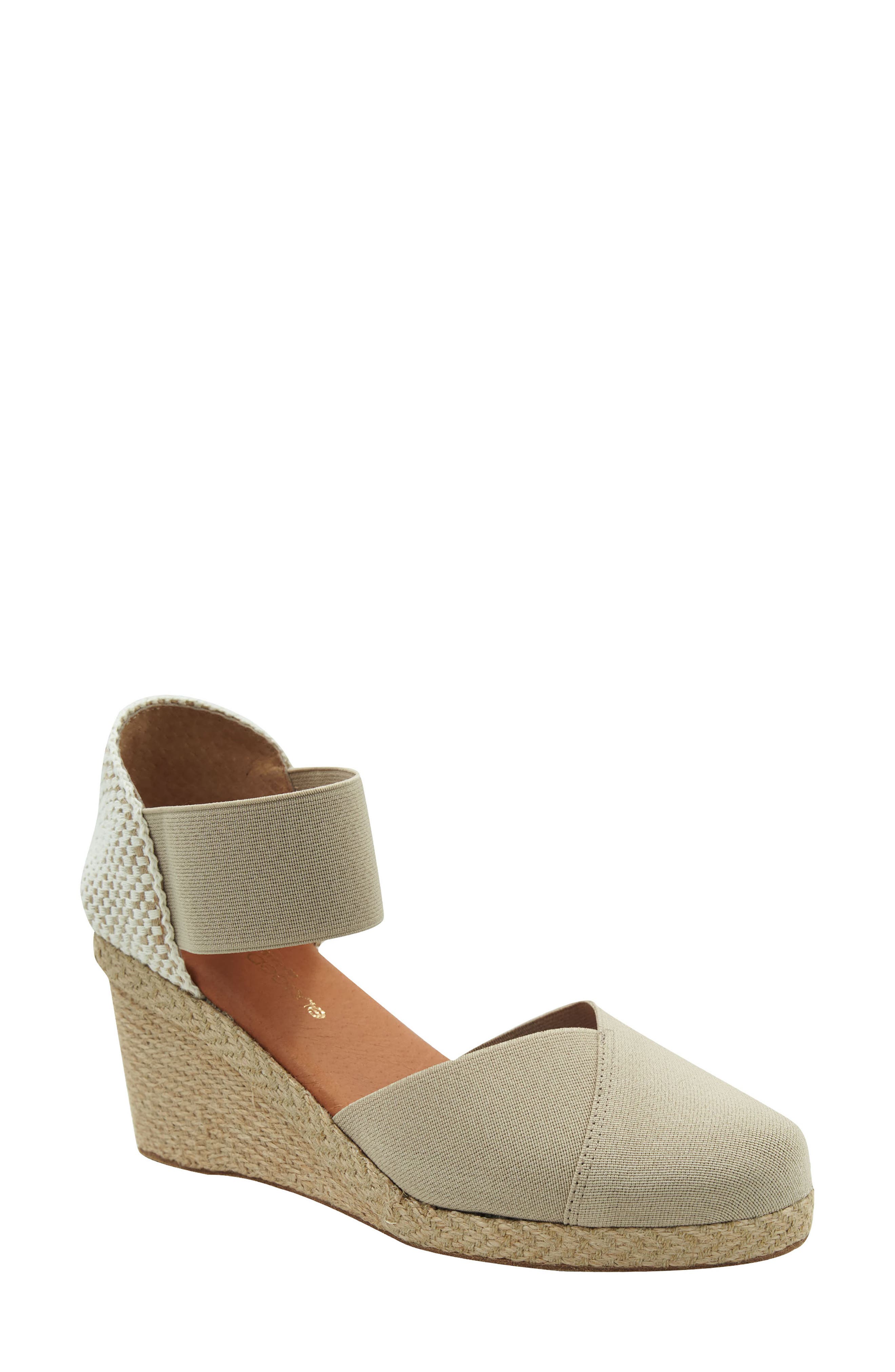 Anouka Espadrille Wedge, Main, color, BEIGE