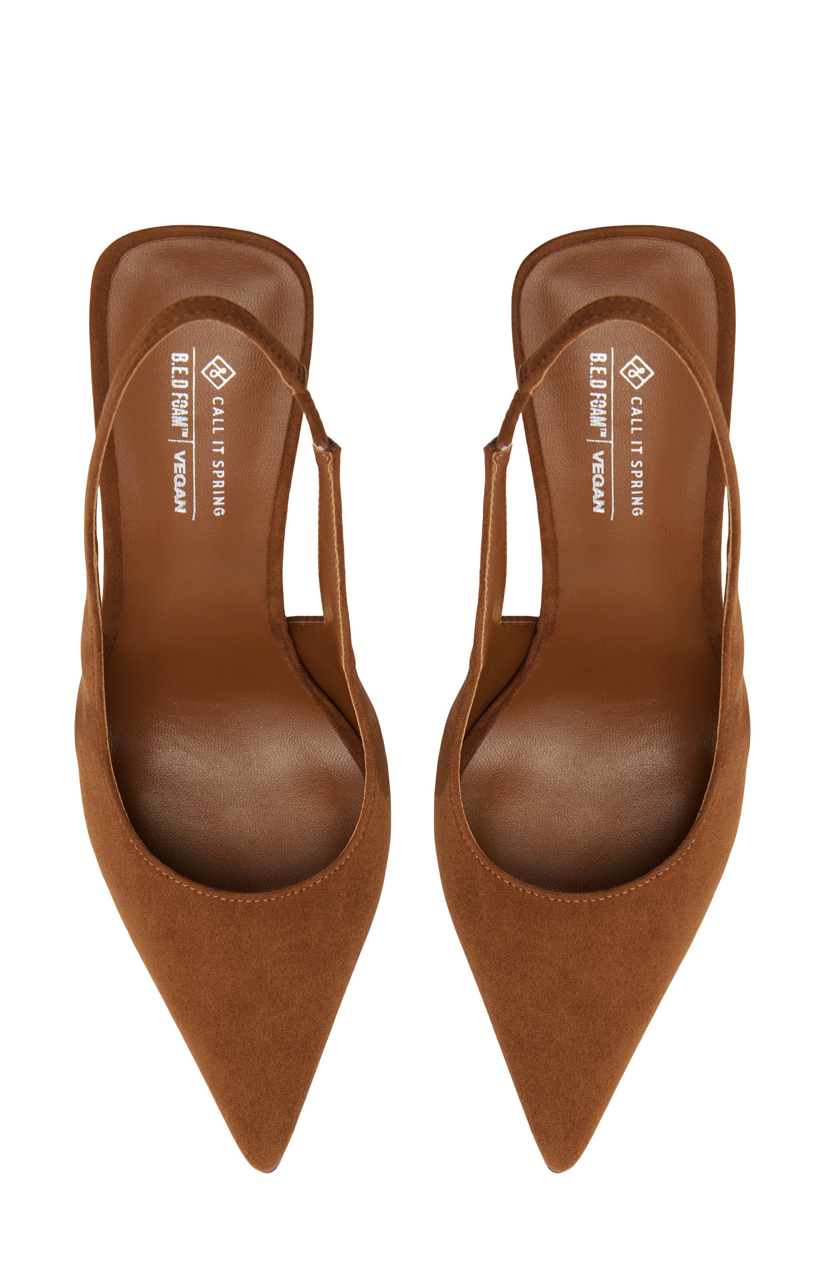 Daniella Singback Pump, Alternate, color, COGNAC