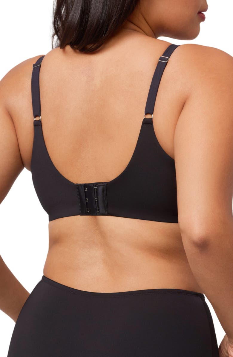 Montelle Intimates Contoure Smoothing Underwire Bra, Alternate, color, Black