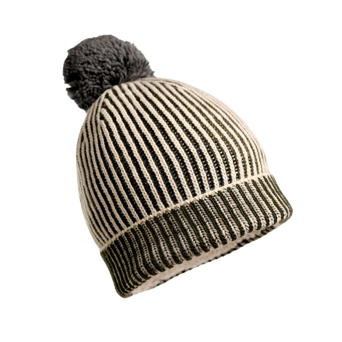 Nirvanna Designs Allen Pom Hat In Olive