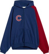 Fear of God Essentials x MLB Chicago Cubs Cotton Blend Fleece Half Zip Hoodie