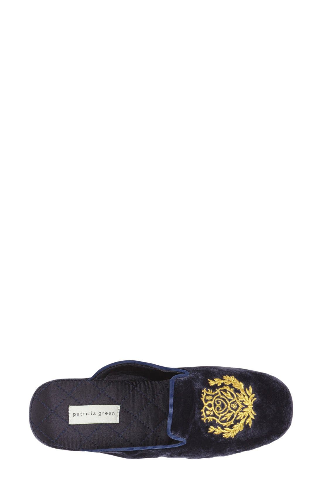 patricia green 'Diana' Slipper, Alternate, color, NAVY VELVET