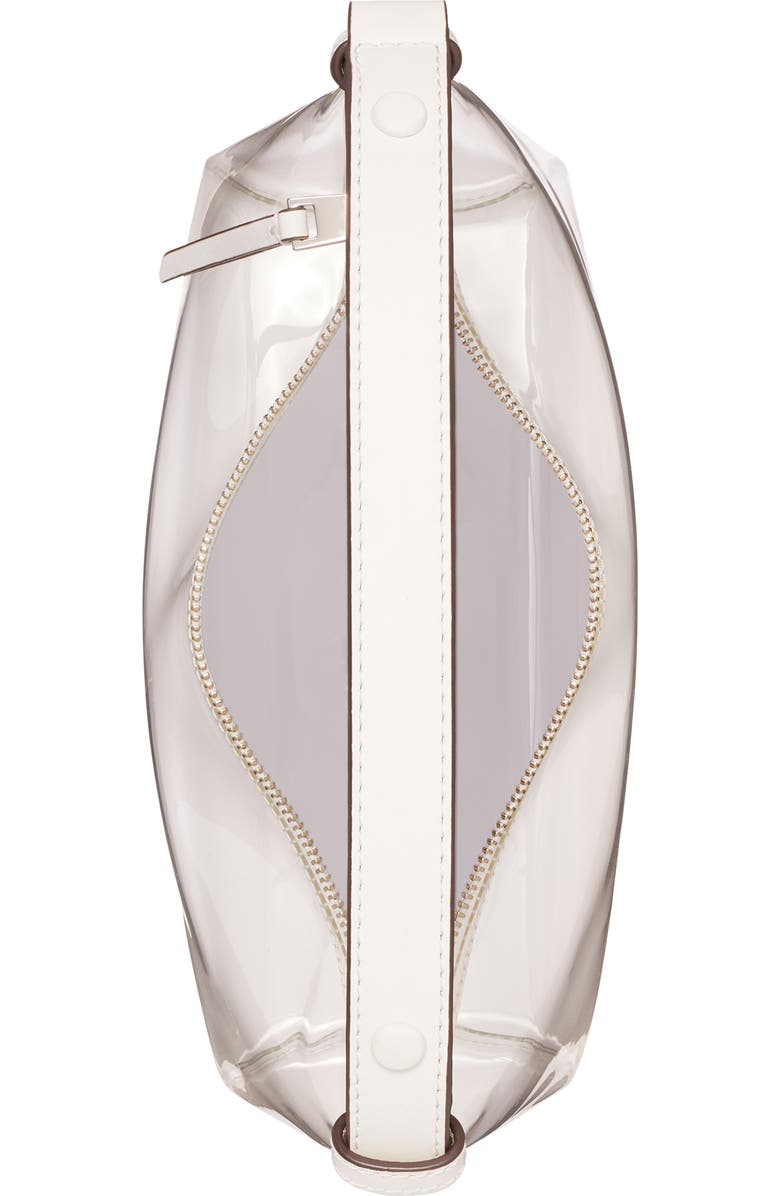 Tory Burch Mellow Transparent Shoulder Bag, Alternate, color, Clear Water