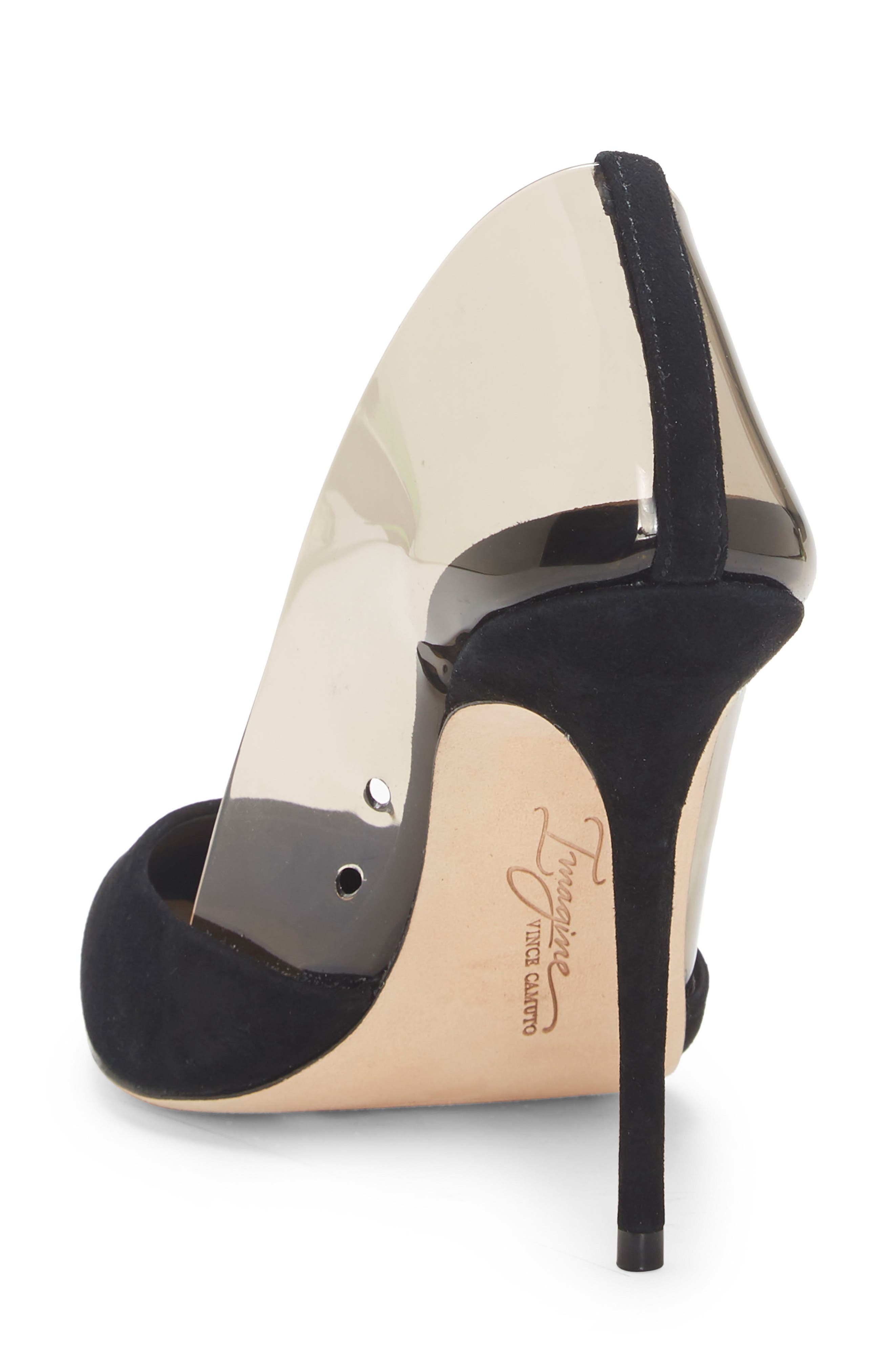 Imagine by Vince Camuto Ossie Clear Pump, Alternate, color, 