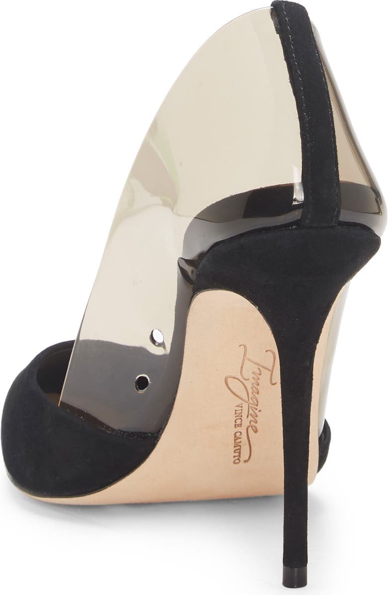 Imagine by Vince Camuto Ossie Clear Pump, Alternate, color,