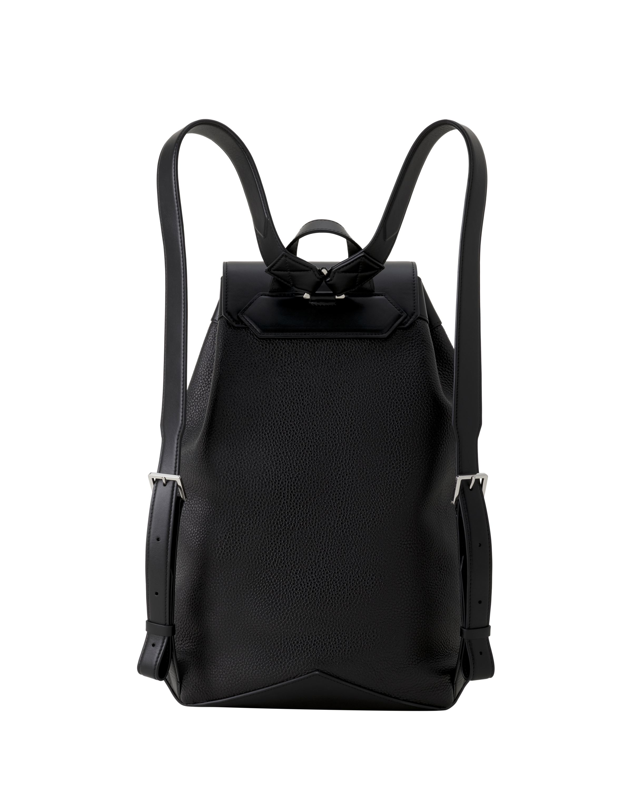 Lanvin Zaino Leather Backpack, Alternate, color, Black